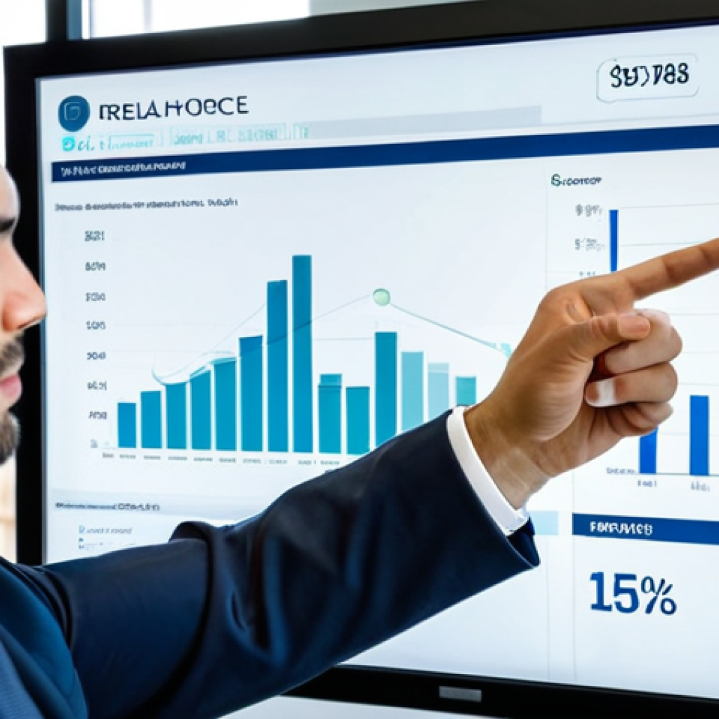 A professional real estate agent, male or female, in a modern, well-lit office, dressed in a modest business suit. The agent stands confidently next to a large digital screen displaying a complex real estate market analysis, including local neighborhood trends and global economic indicators. They are pointing towards the screen with one hand, explaining data to an unseen client, demonstrating their expertise and strategic insight. The atmosphere is professional and analytical. Fully clothed, appropriate attire, professional dress, safe for work, appropriate content, perfect anatomy, correct proportions, natural pose, well-formed hands, proper finger count, natural body proportions, professional photography, high quality, sharp focus.