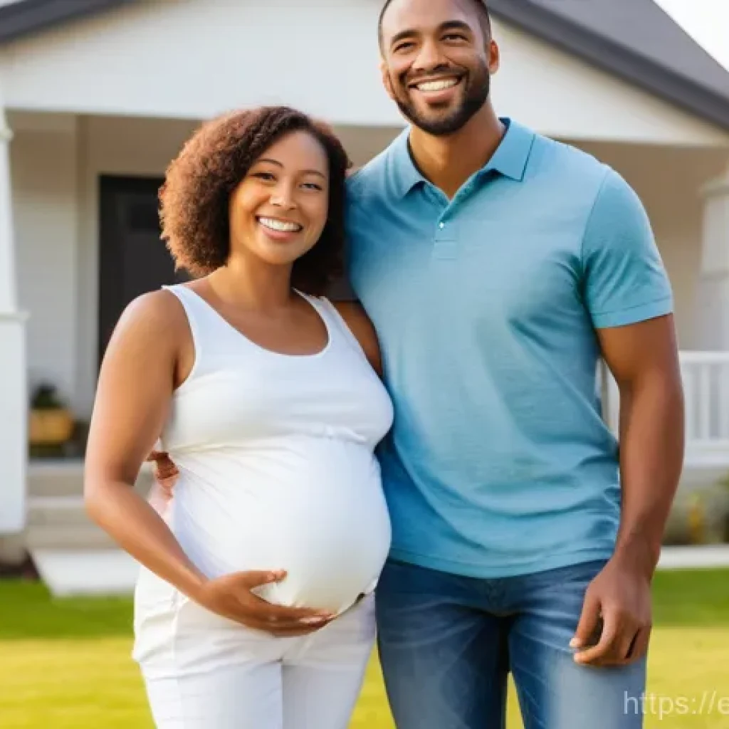 공인중개사 부동산 세법 기초 - **Prompt:** A cheerful, diverse young family (father, mother, and their toddler, who is wearing a cl...