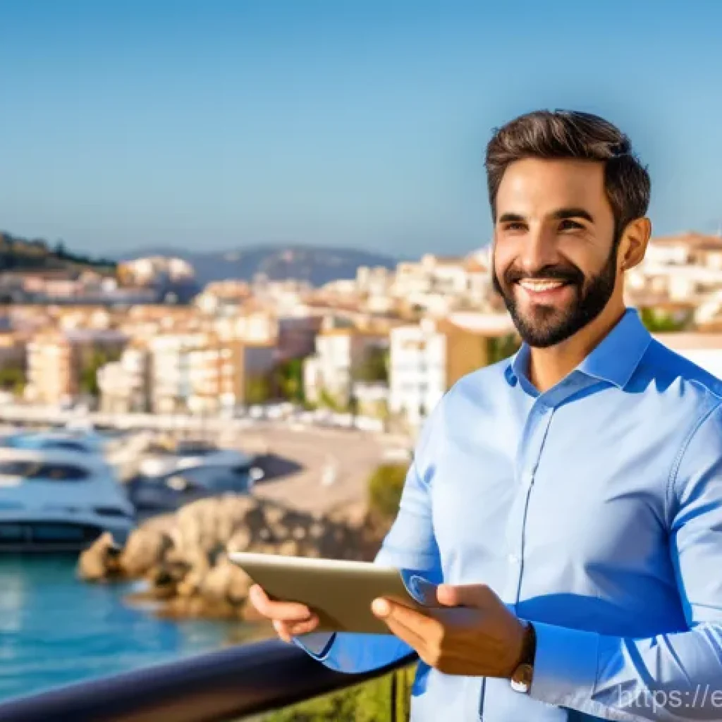 공인중개사 자격증 취득 후 사회적 네트워킹 - **Image Prompt 1: Defining Your Unique Professional Identity in Spanish Real Estate**
    A confiden...