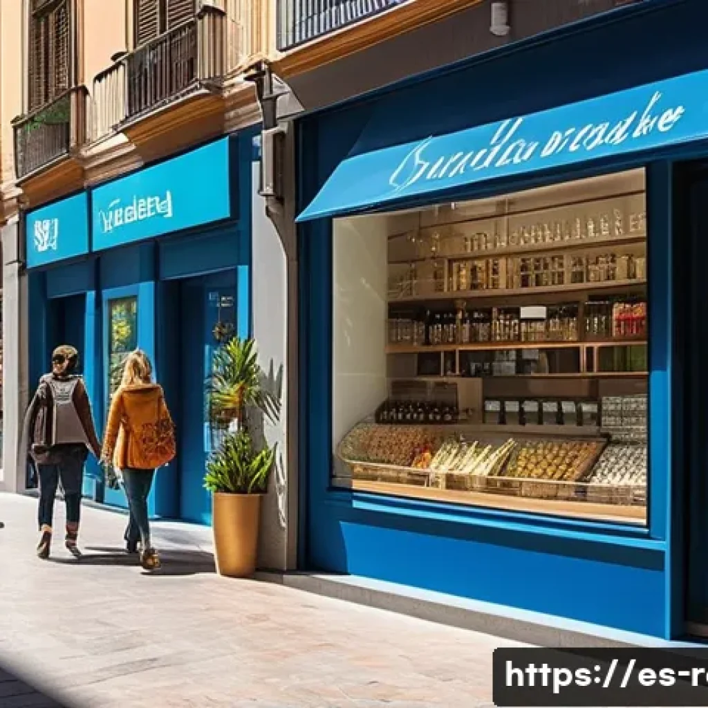 공인중개사와 지역 부동산 시세 파악 요령 - A vibrant urban neighborhood in Spain showing a mix of modern and historic architecture, with bustli...